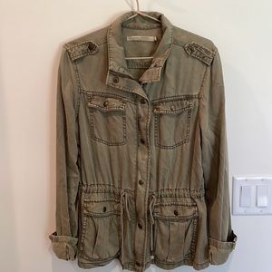 Max Jeans lightweight women’s jacket green Medium